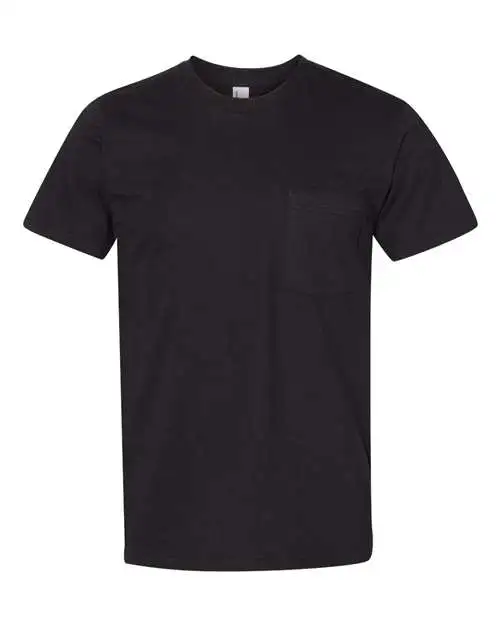 American Apparel Men's Fine Jersey Pocket Tee - Image 6
