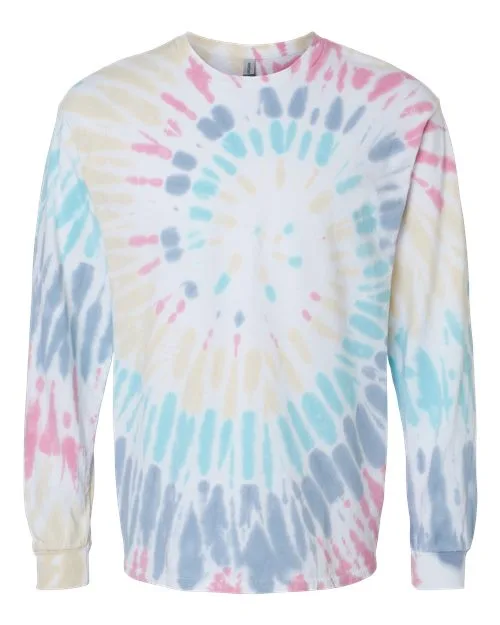Dyenomite Unisex Spiral Tie-Dyed Long Sleeve T-Shirt - Image 4
