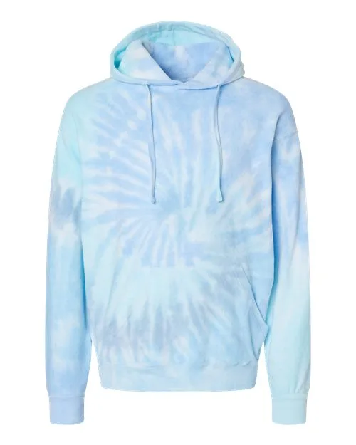Colortone Men's Tie-Dyed Cloud Fleece Hooded Sweatshirt - Image 4