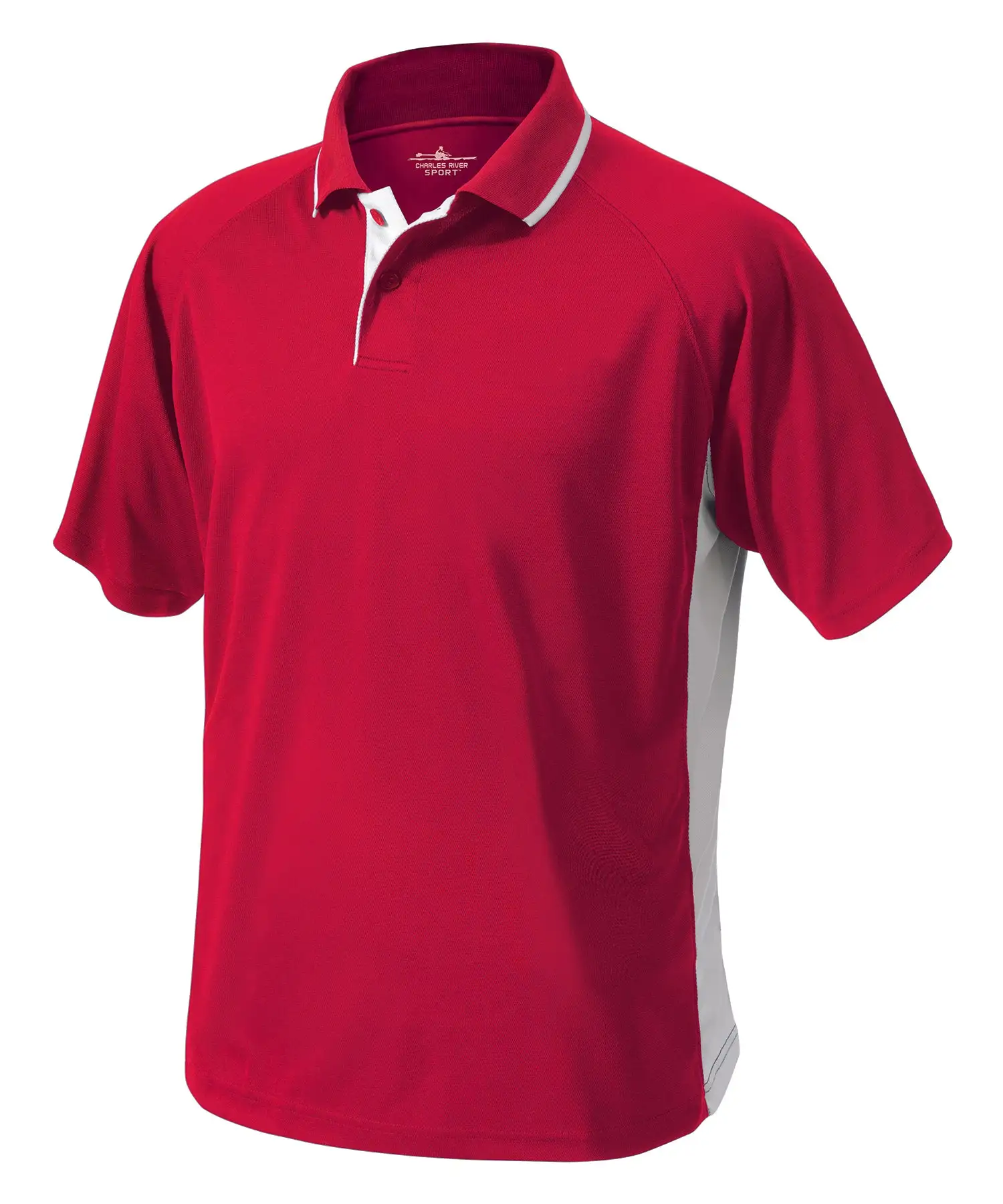 Charles River M's Color Blocked Wicking Polo - Image 7