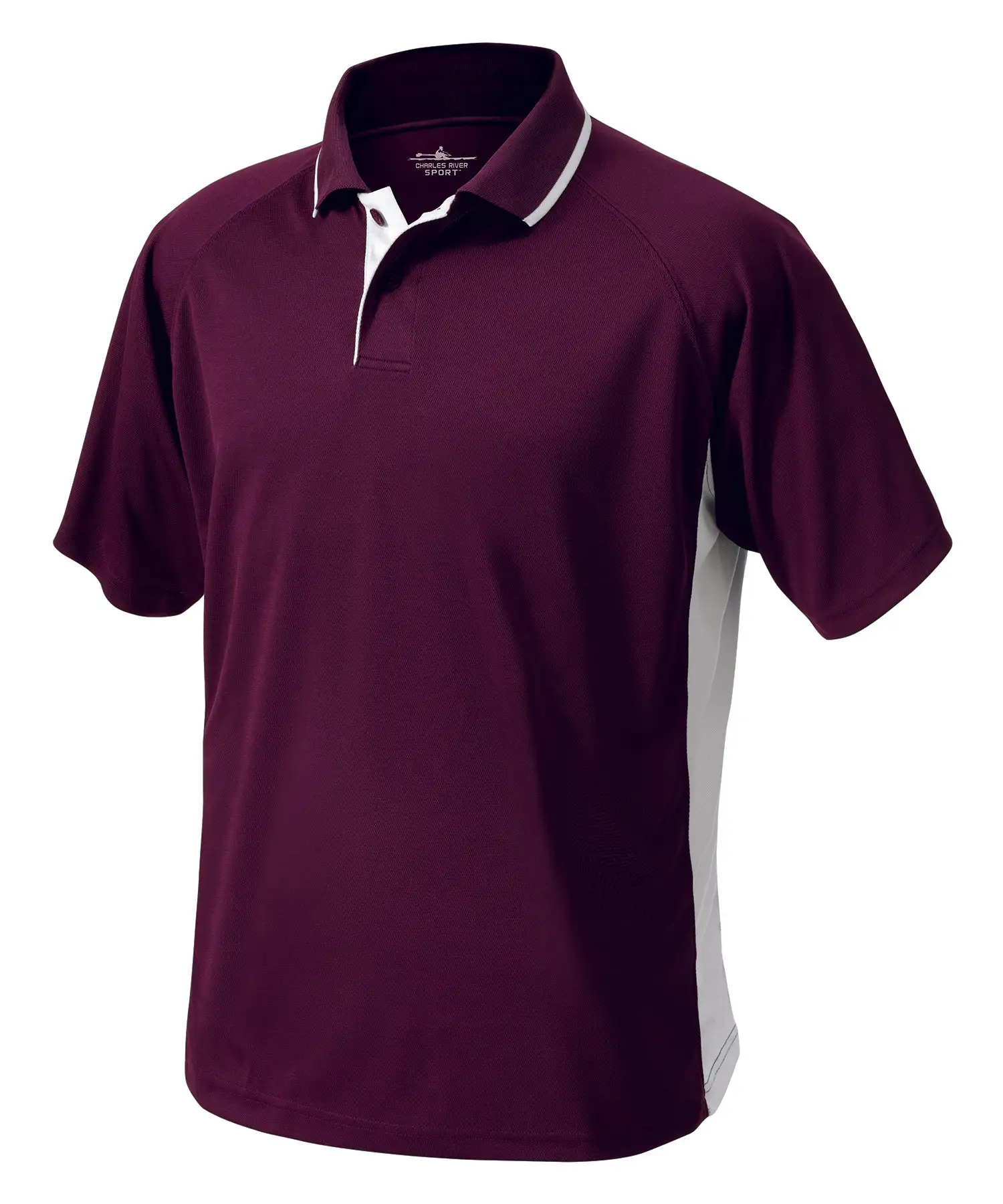 Charles River M's Color Blocked Wicking Polo - Image 3