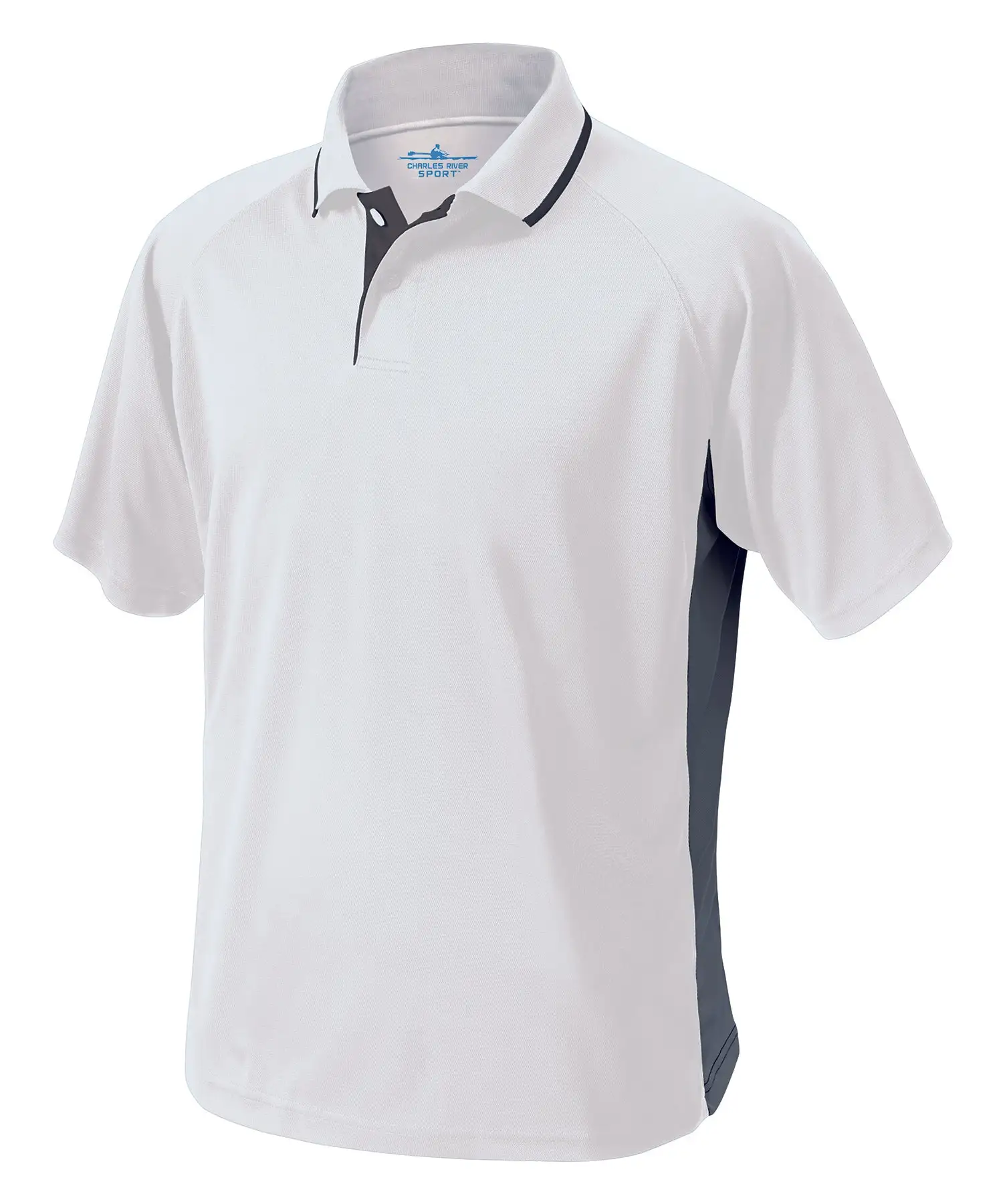 Charles River M's Color Blocked Wicking Polo - Image 6