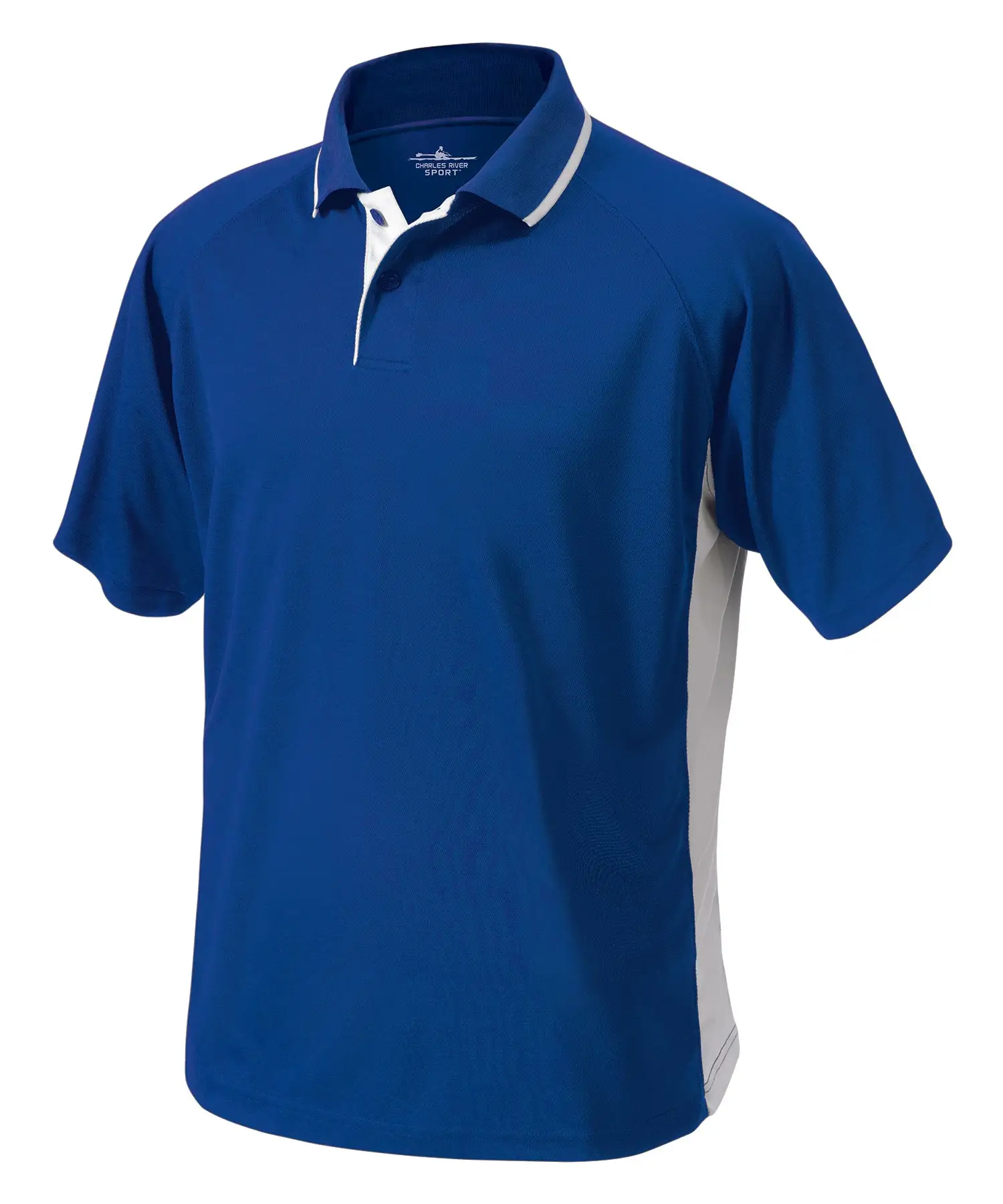 Charles River M's Color Blocked Wicking Polo - Image 5