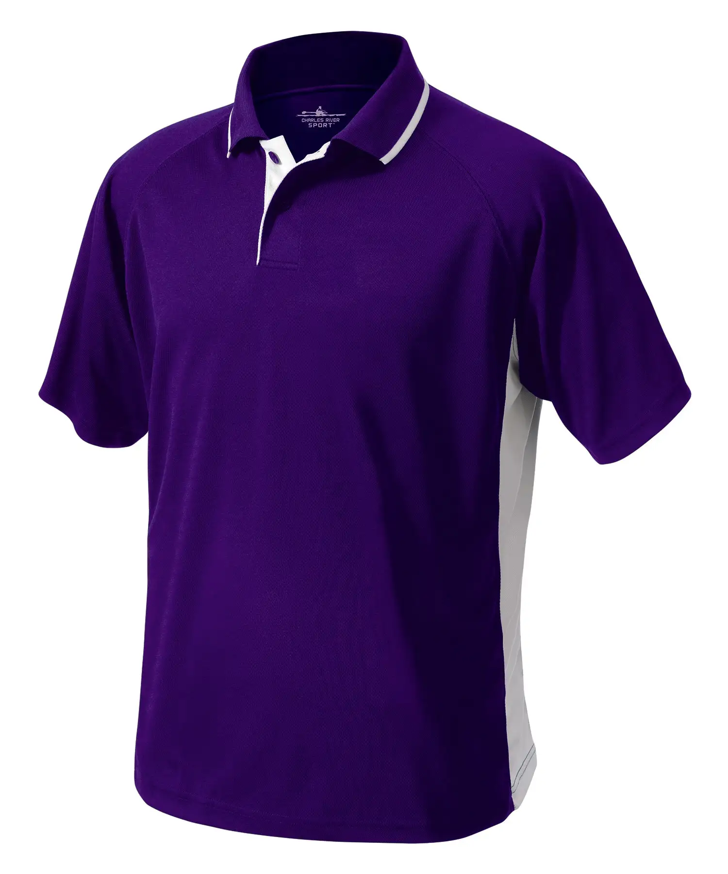 Charles River M's Color Blocked Wicking Polo - Image 10