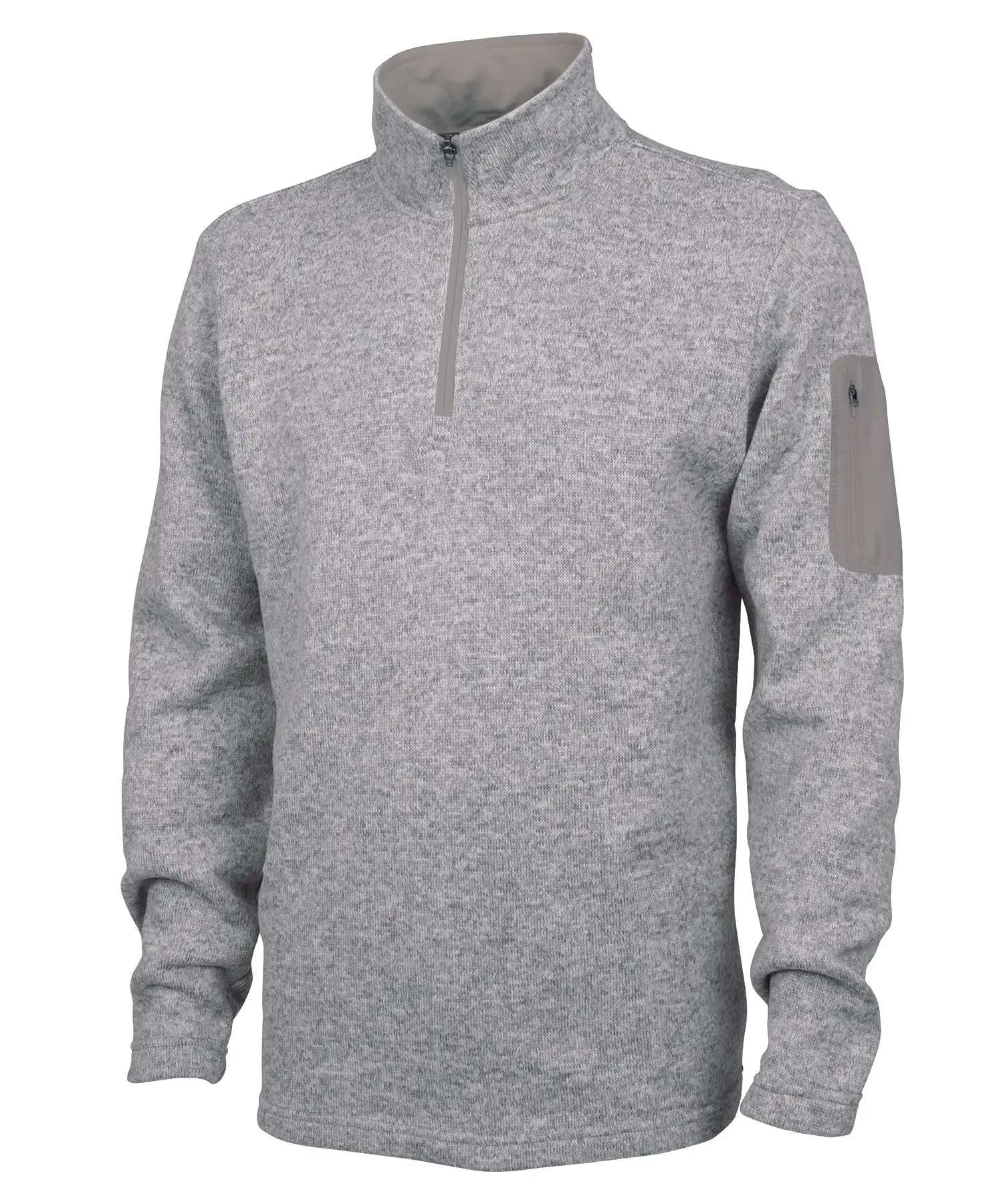 Charles River M's Heathered Fleece Pullover