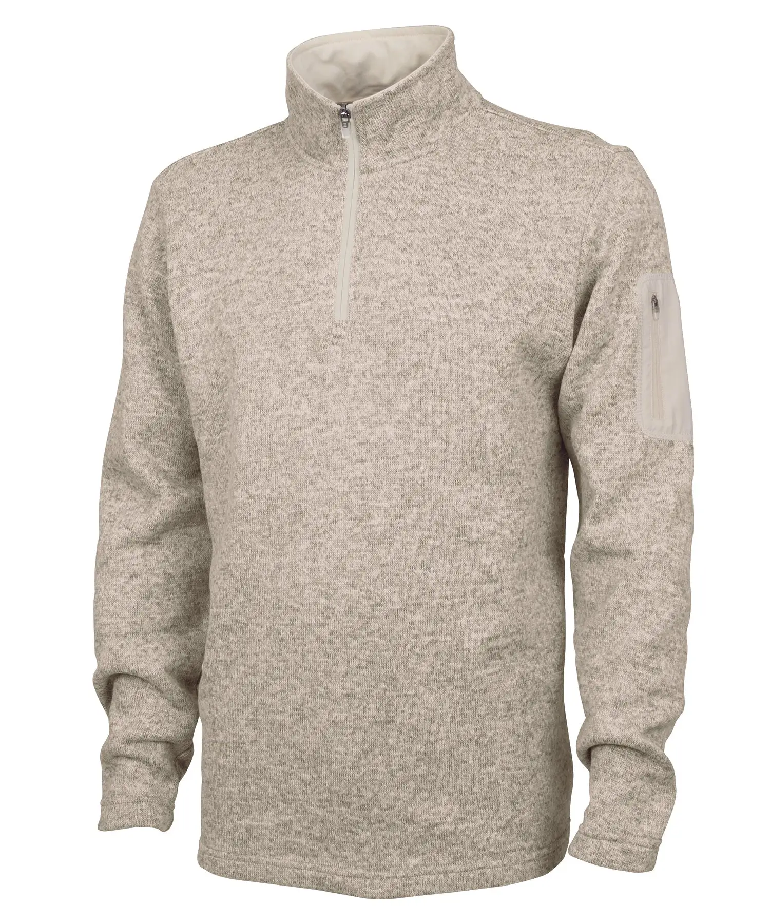 Charles River M's Heathered Fleece Pullover - Image 2