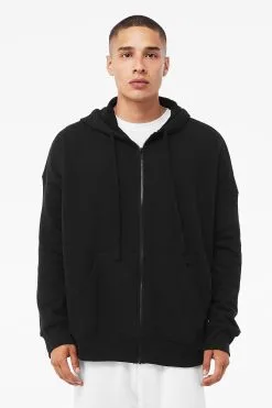 BELLA + CANVAS Unisex Sponge Fleece DTM Full-Zip Hoodie