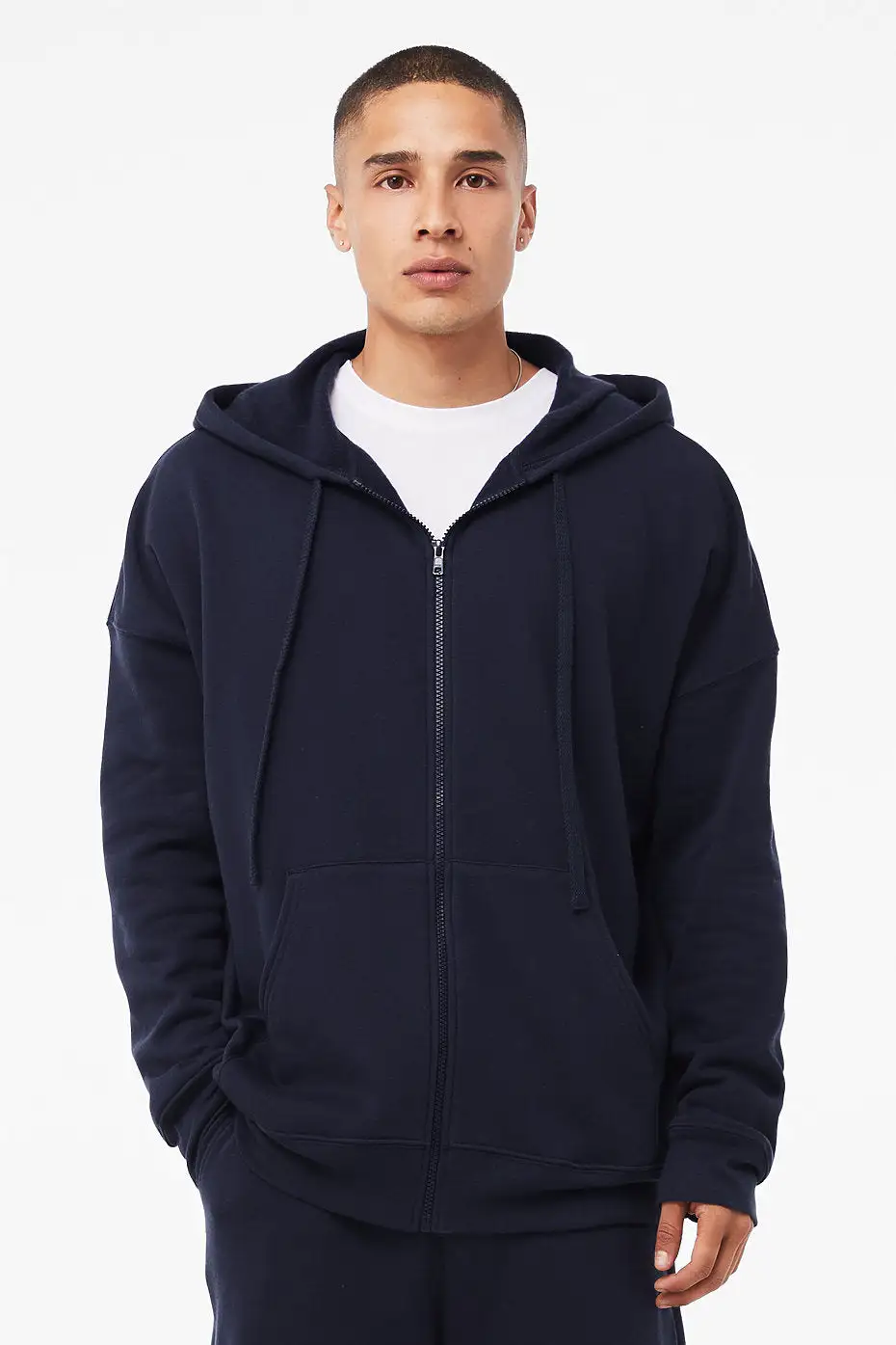BELLA + CANVAS Unisex Sponge Fleece DTM Full-Zip Hoodie - Image 5