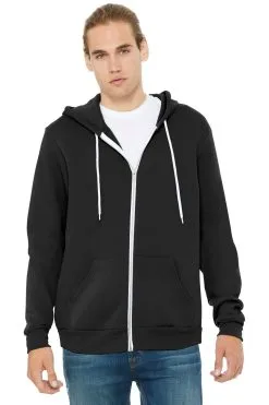 Bella + Canvas BELLA+CANVAS Men's Sponge Fleece Full-Zip Hoodie. BC3739 1 Of 3