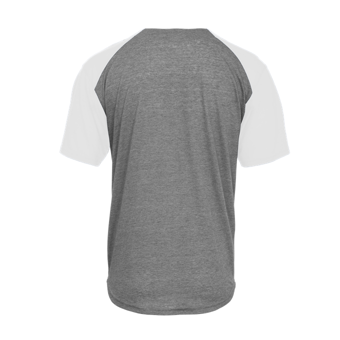 Badger Men's Tri-Blend Full Button Tee - Image 6