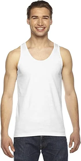 American Apparel Men's USA-Made Fine Jersey Tank - Image 4