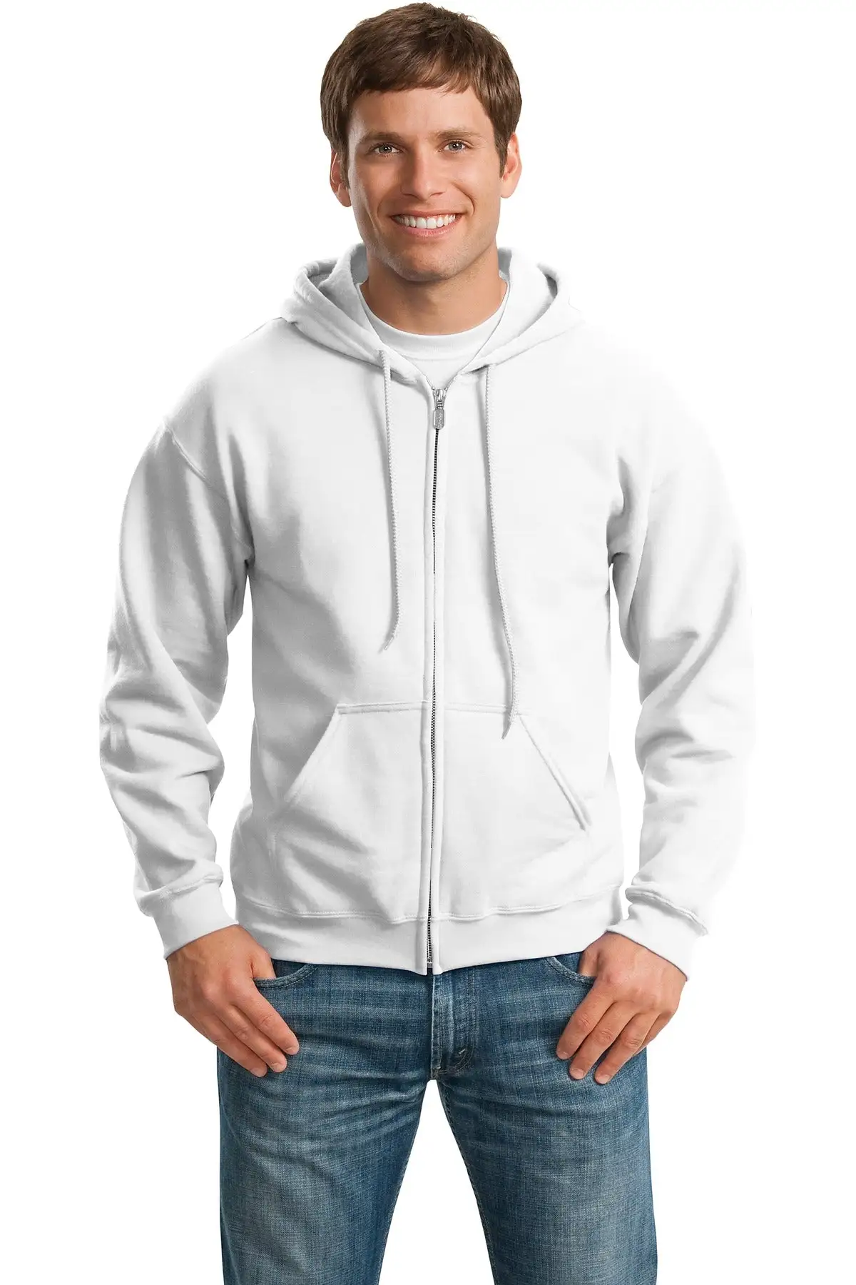 Gildan Men's Heavy BlendFull-Zip Hooded Sweatshirt 18600 2 Of 2 - Image 32