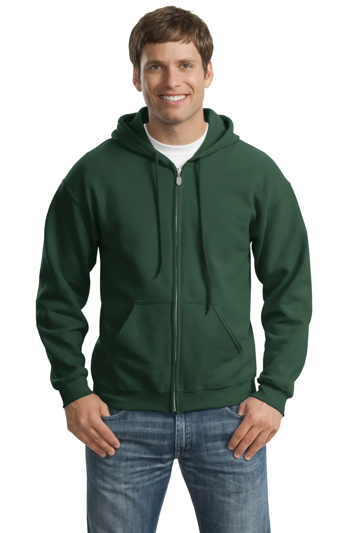 Gildan Men's Heavy BlendFull-Zip Hooded Sweatshirt 18600 2 Of 2 - Image 34