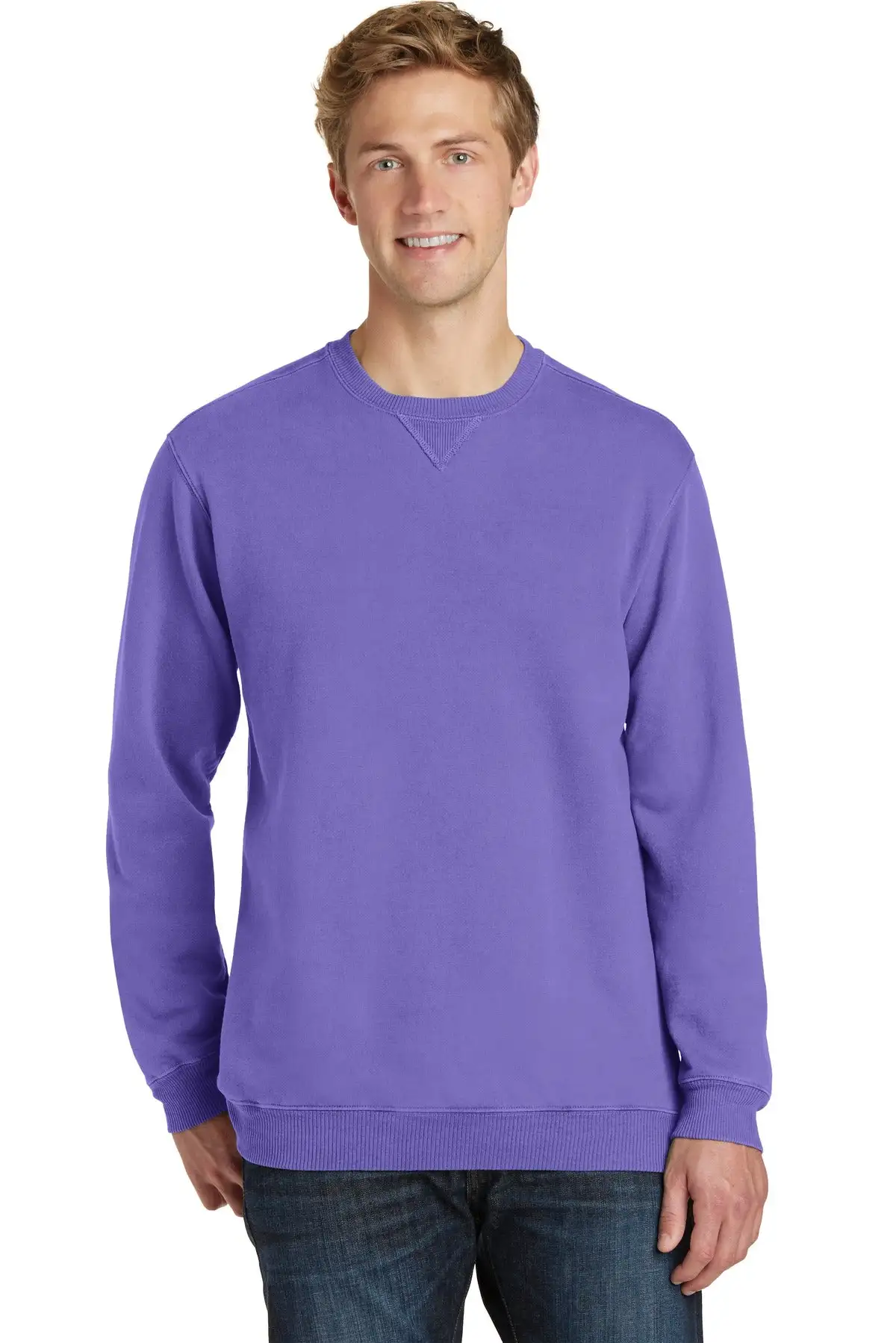Port & Company - Men's Beach Wash Garment-Dyed Sweatshirt