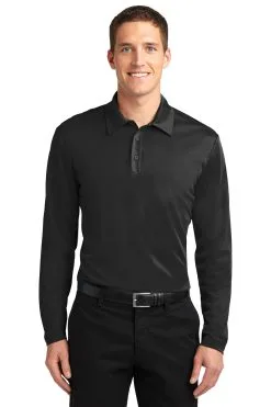 Port Authority Men's Silk Touch Performance Long Sleeve Polo. K540LS
