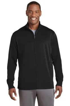 Sport-Tek Men's Sport-Wick Fleece Full-Zip Jacket