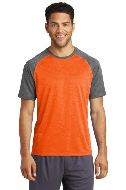 Sport-Tek Men's Heather-On-Heather Contender Tee
