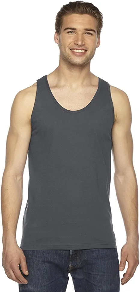 American Apparel Men's USA-Made Fine Jersey Tank - Image 5