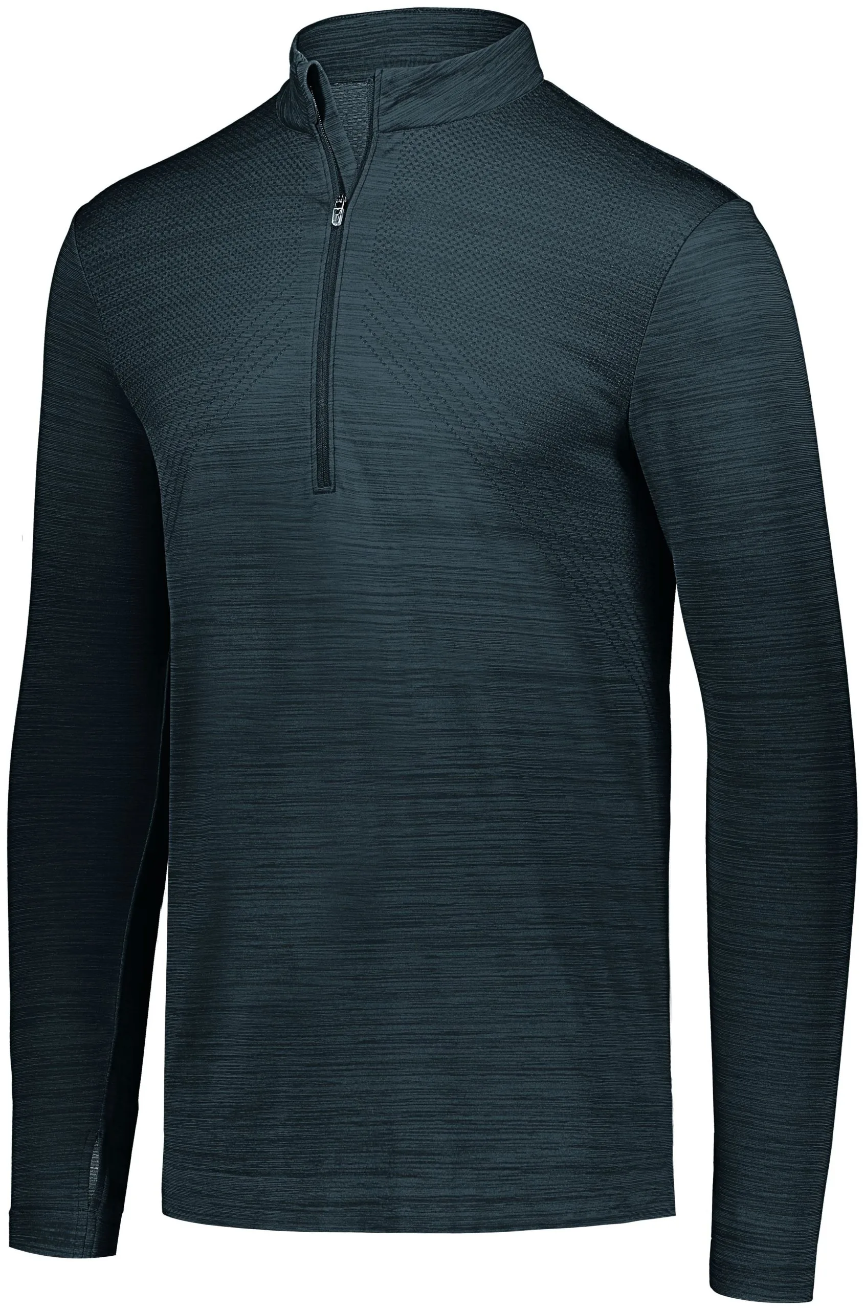 Holloway Men's Striated 1/2 Zip Pullover - Image 3