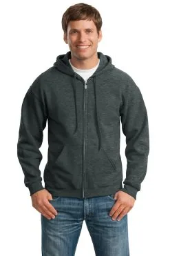 Gildan Men's Heavy BlendFull-Zip Hooded Sweatshirt 18600 2 Of 2