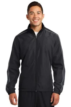 Sport-Tek Men's Piped Colorblock Wind Jacket JST61
