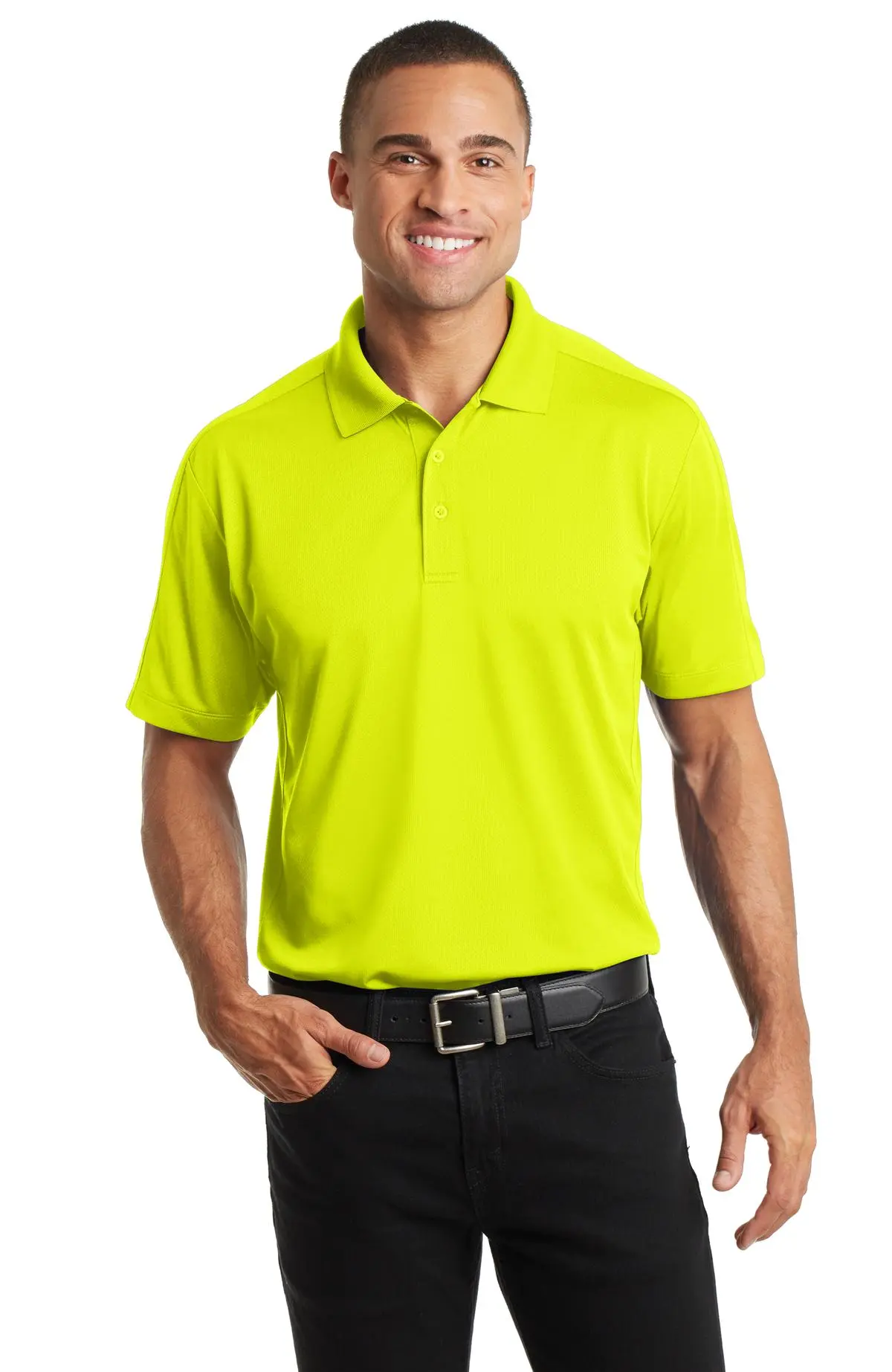 Port Authority Men's Diamond Jacquard Polo. K569 - Image 29