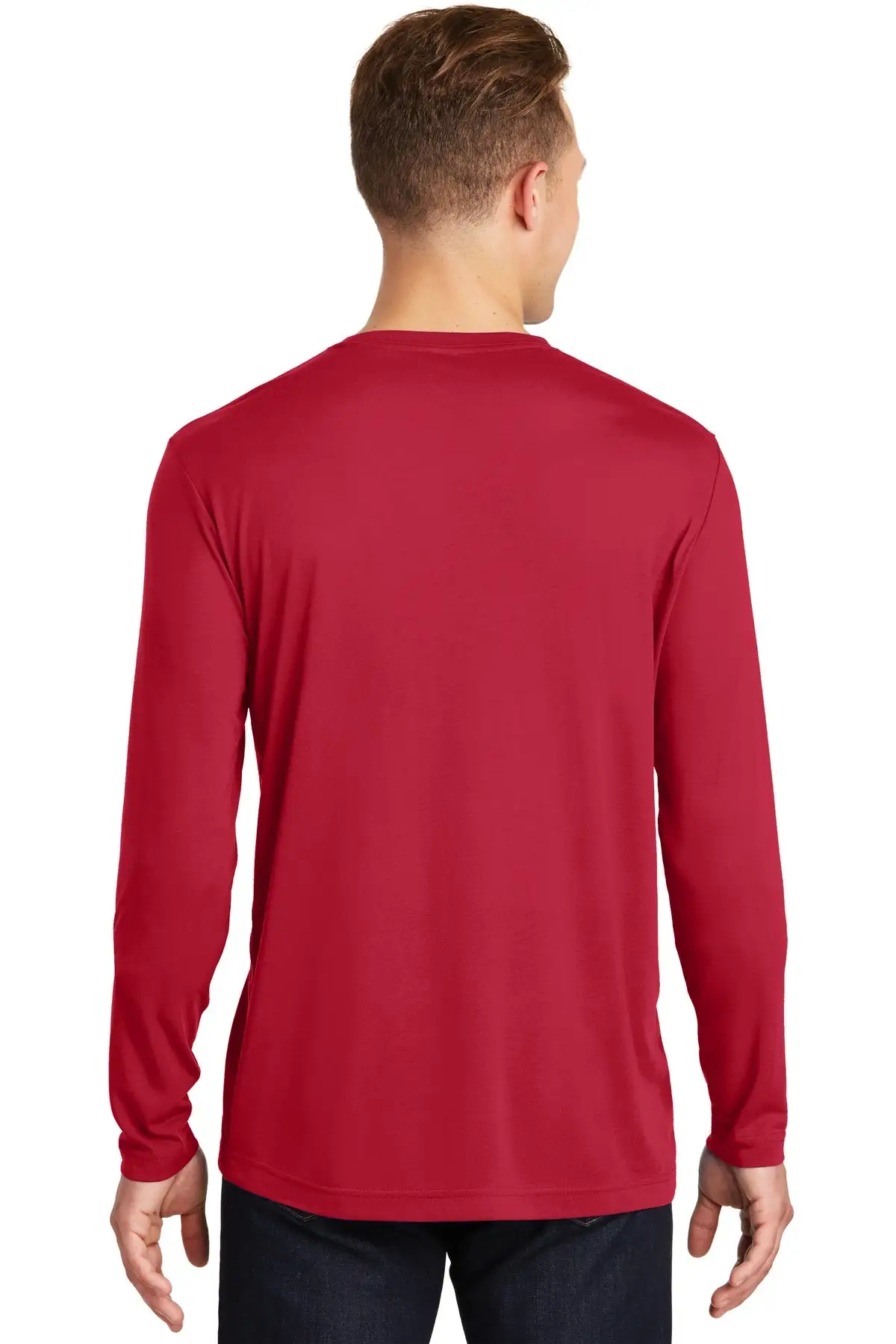 Sport-Tek Men's Long Sleeve PosiCharge Competitor Cotton Touch Tee. ST450LS - Image 30