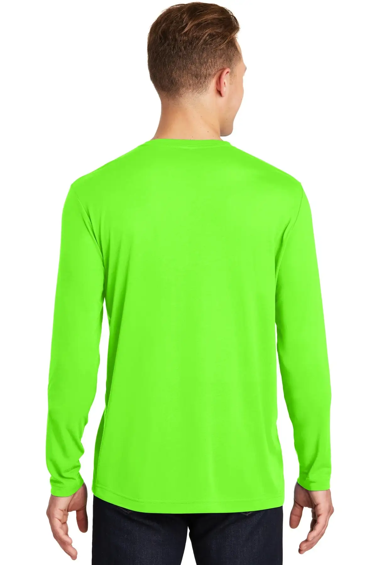 Sport-Tek Men's Long Sleeve PosiCharge Competitor Cotton Touch Tee. ST450LS - Image 11