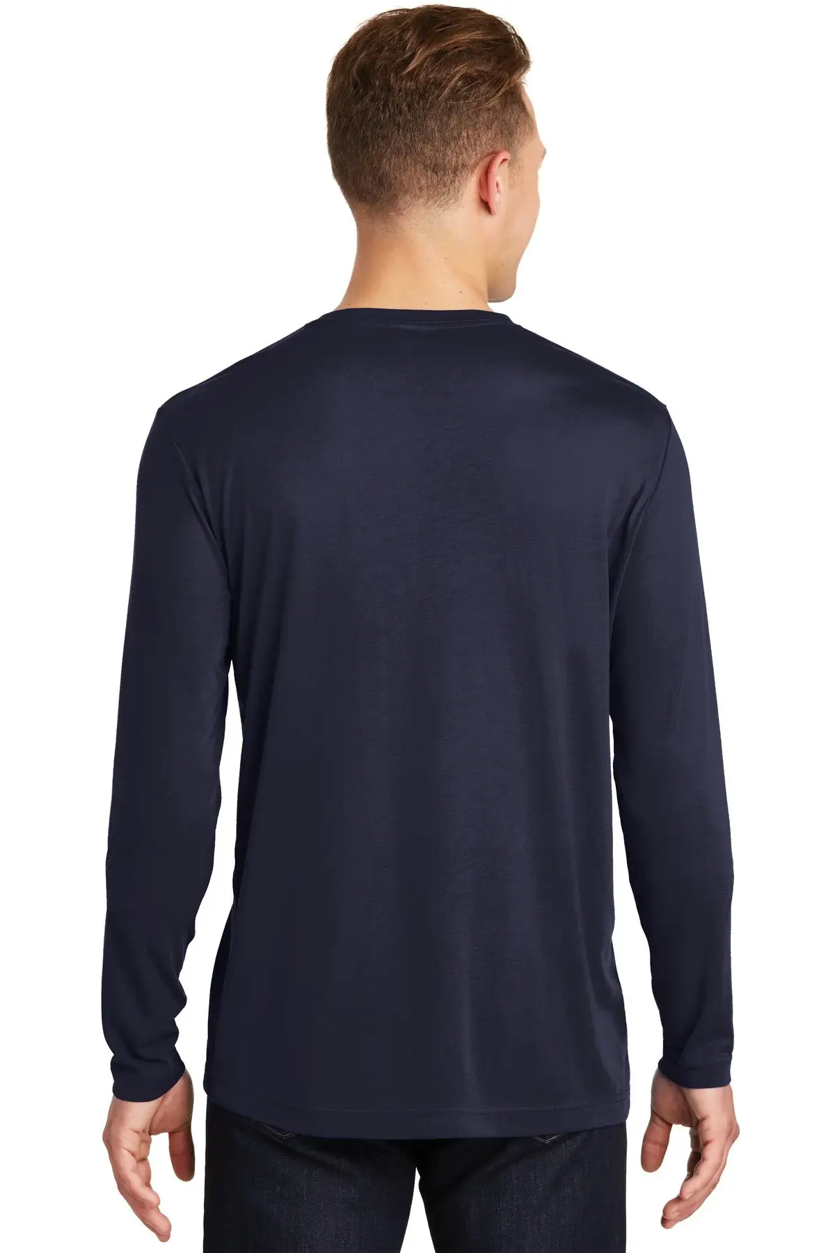 Sport-Tek Men's Long Sleeve PosiCharge Competitor Cotton Touch Tee. ST450LS - Image 7