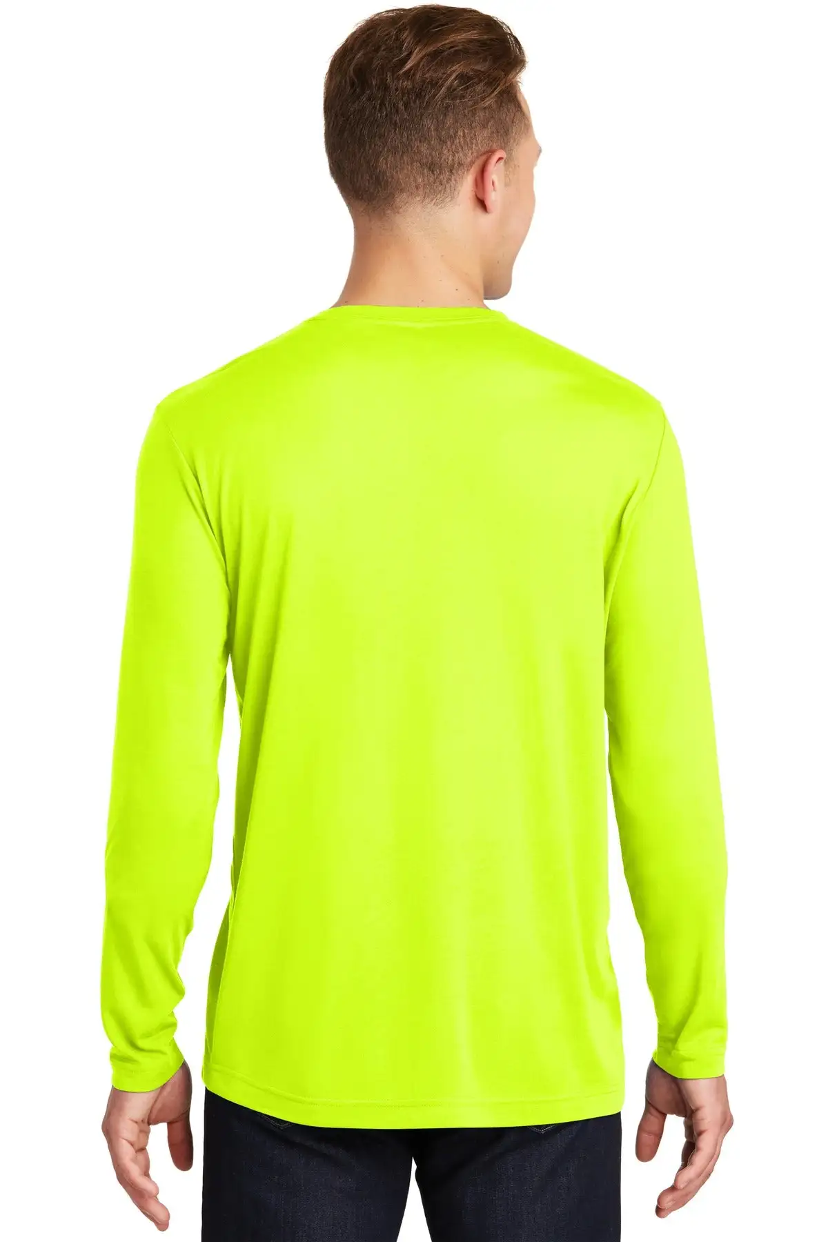 Sport-Tek Men's Long Sleeve PosiCharge Competitor Cotton Touch Tee. ST450LS - Image 3