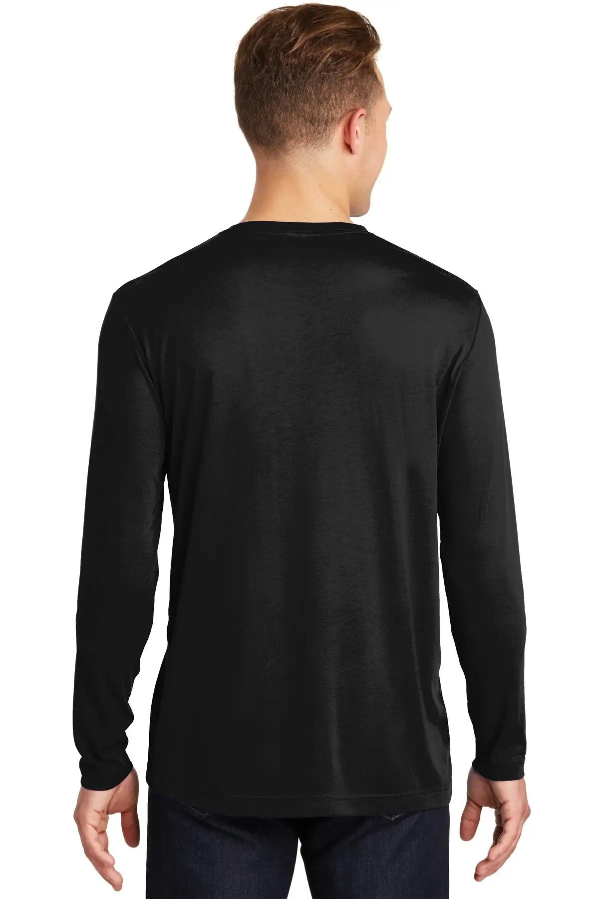 Sport-Tek Men's Long Sleeve PosiCharge Competitor Cotton Touch Tee. ST450LS - Image 19