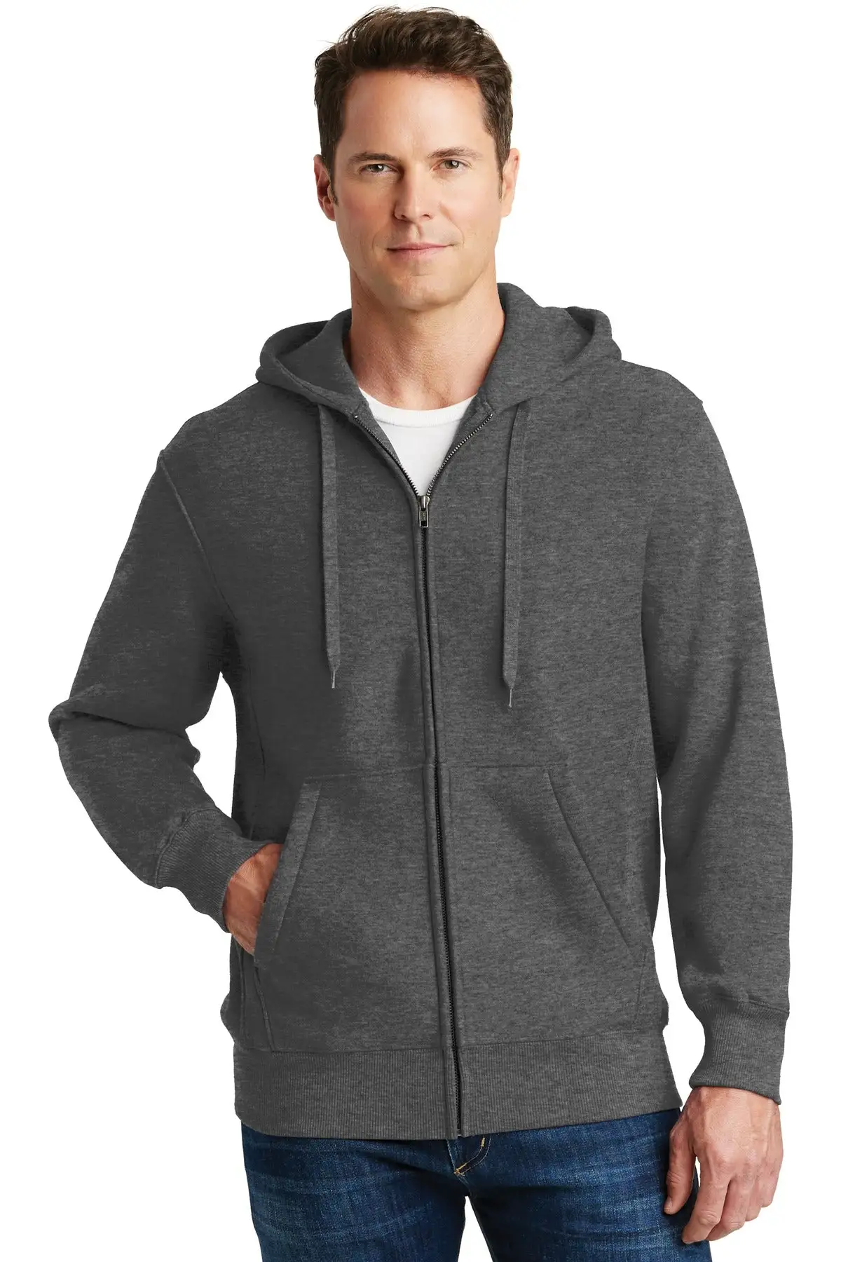 Sport-Tek Men's Super Heavyweight Full-Zip Hooded Sweatshirt - Image 21