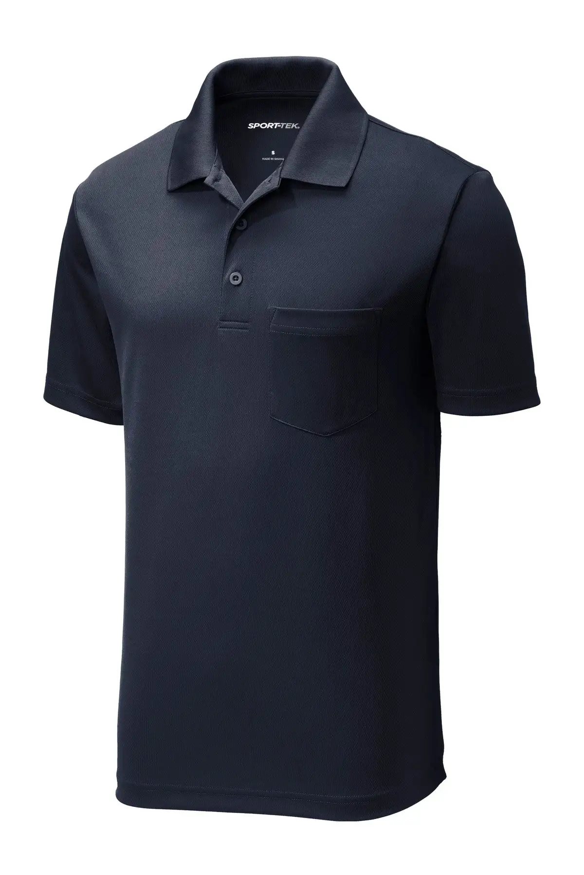 Sport-Tek Men's PosiCharge RacerMesh Pocket Polo - Image 4