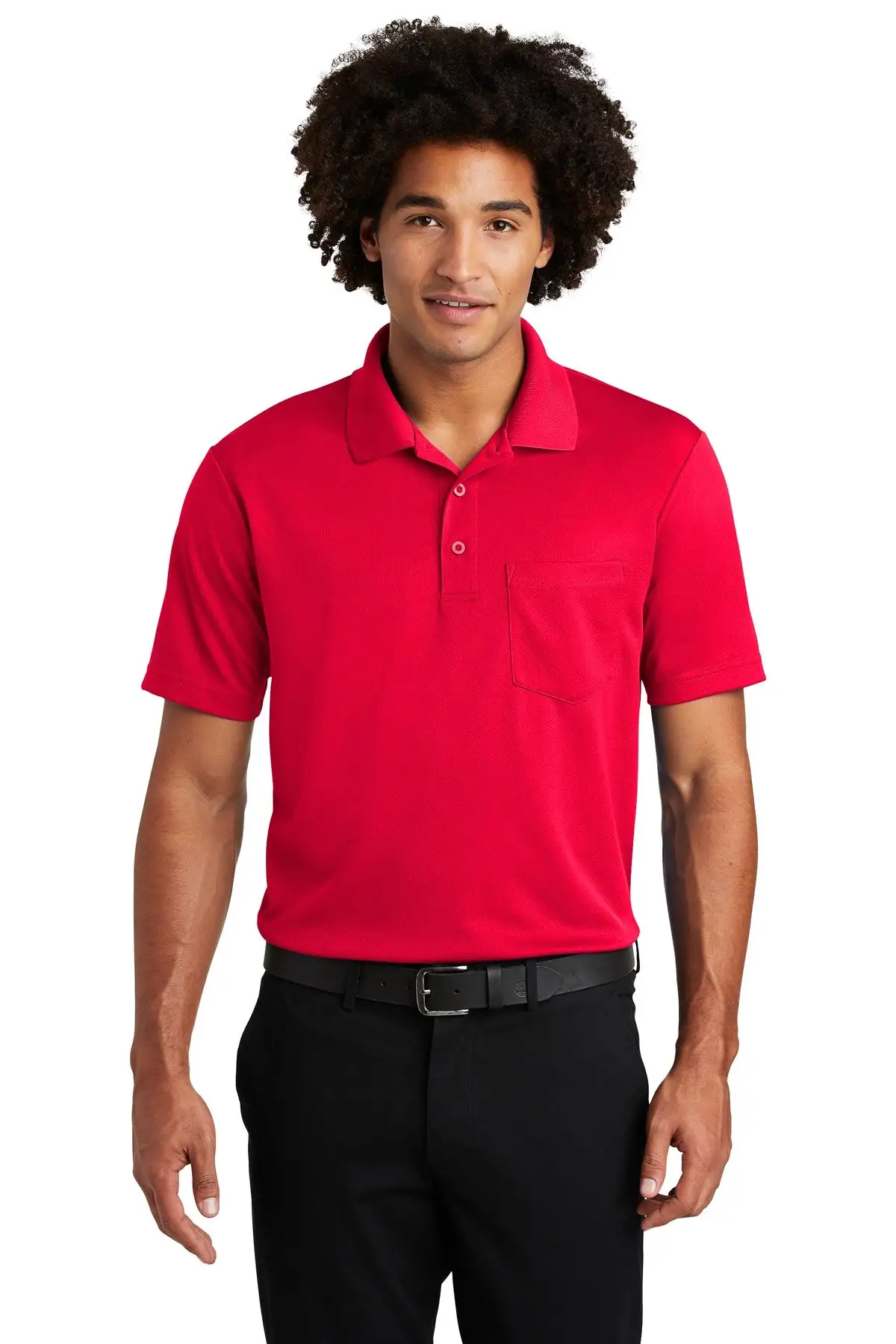 Sport-Tek Men's PosiCharge RacerMesh Pocket Polo - Image 14