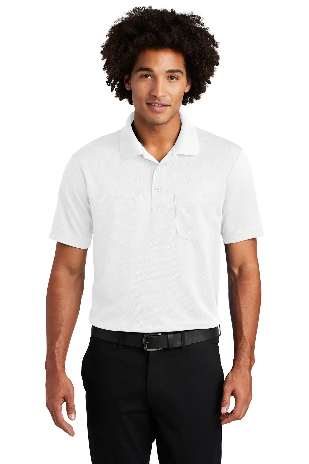 Sport-Tek Men's PosiCharge RacerMesh Pocket Polo - Image 10