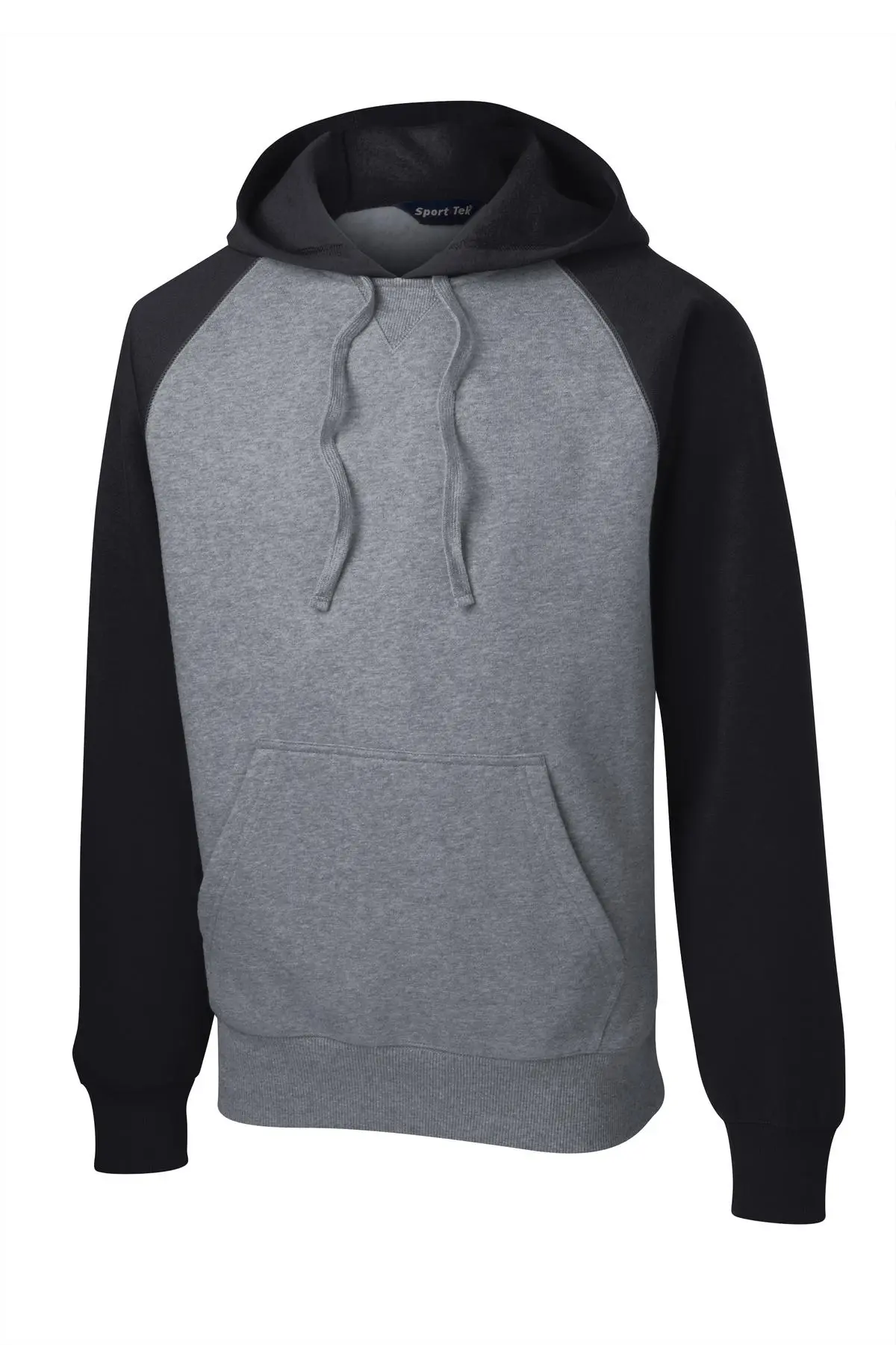 Sport-Tek Men's Raglan Colorblock Pullover Hooded Sweatshirt - Image 8