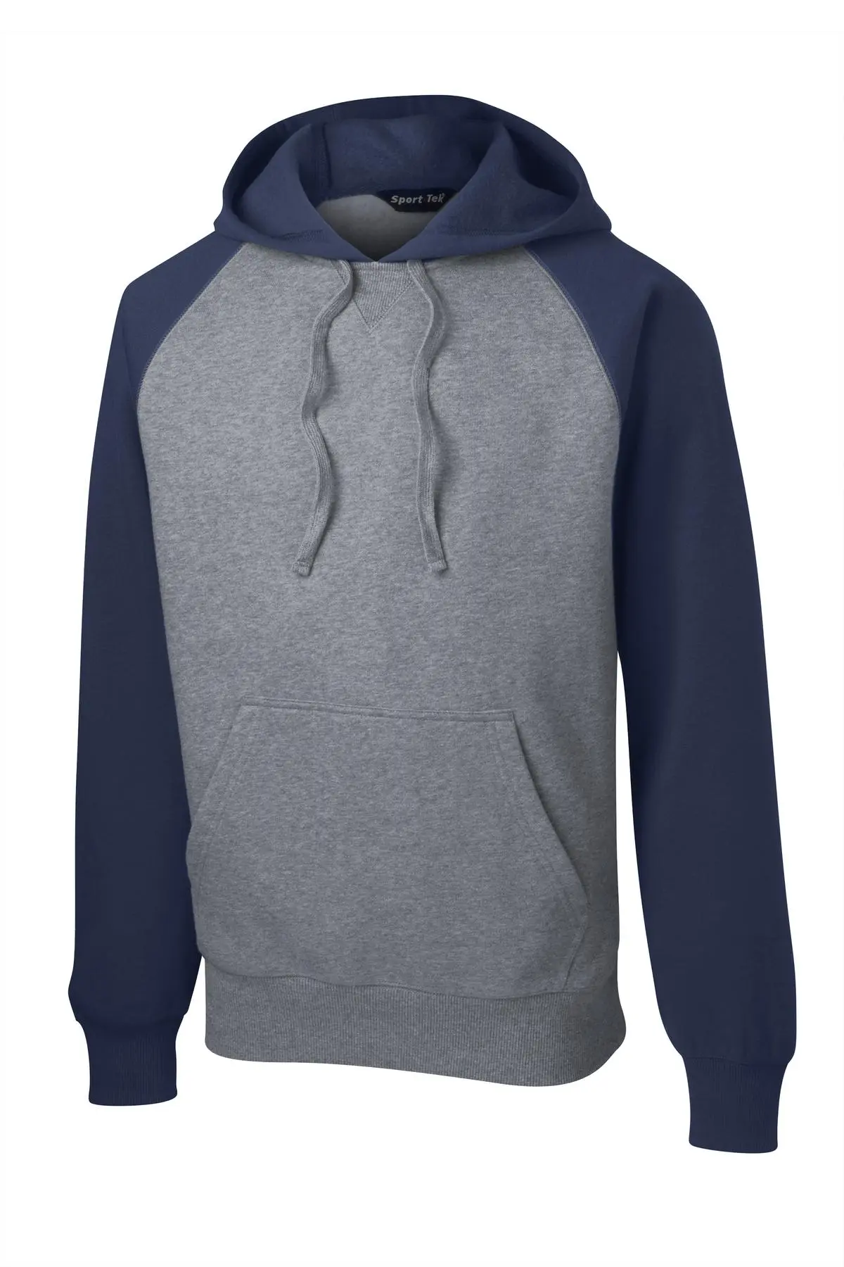 Sport-Tek Men's Raglan Colorblock Pullover Hooded Sweatshirt - Image 11