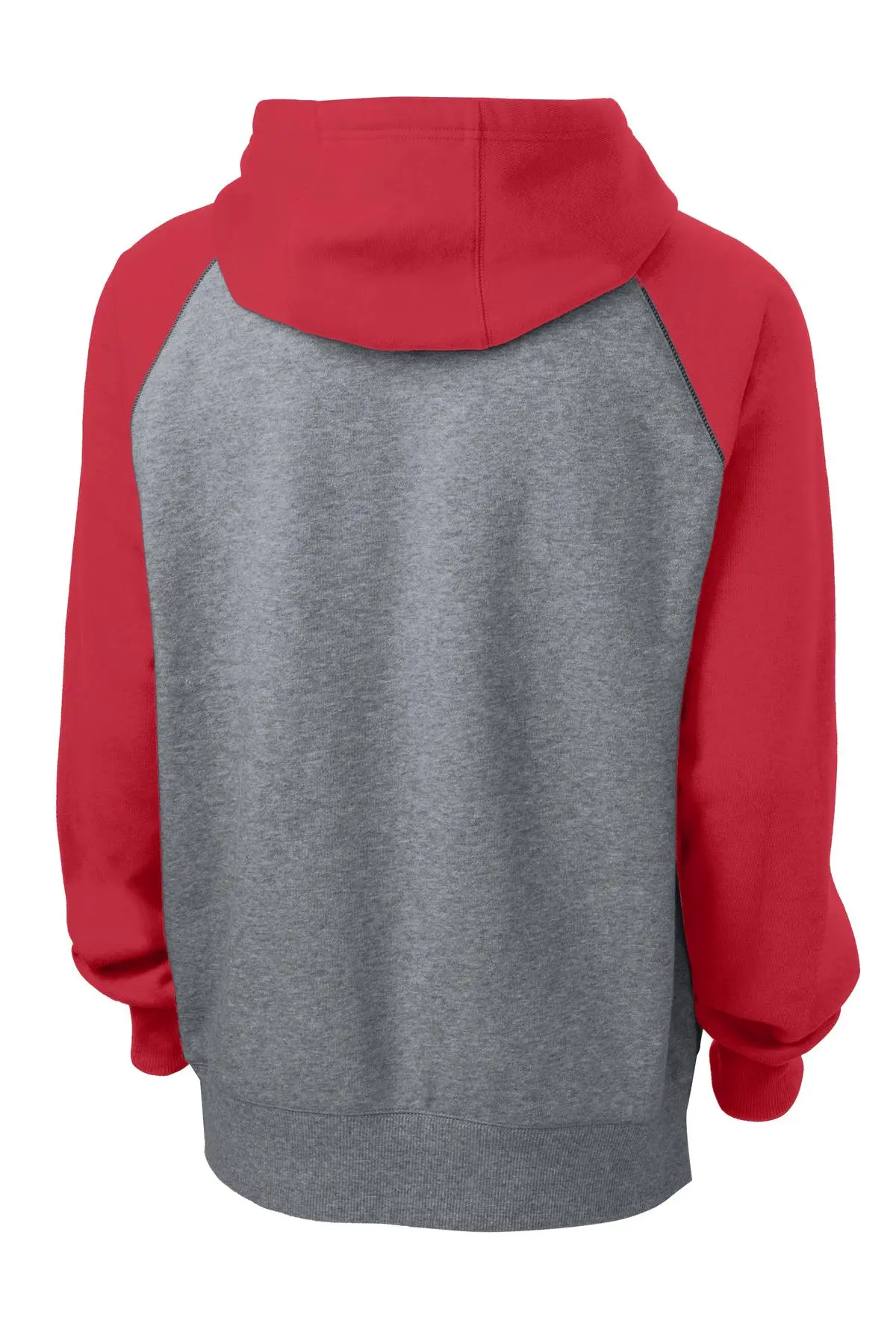Sport-Tek Men's Raglan Colorblock Pullover Hooded Sweatshirt - Image 5