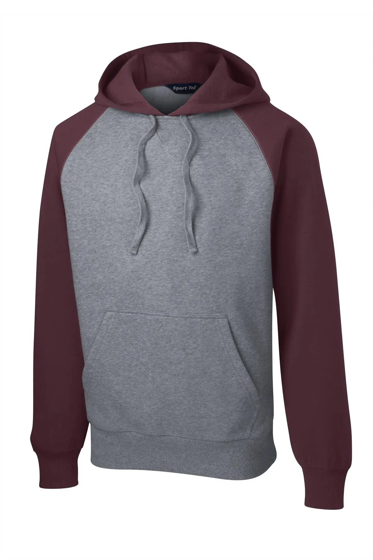 Sport-Tek Men's Raglan Colorblock Pullover Hooded Sweatshirt - Image 23
