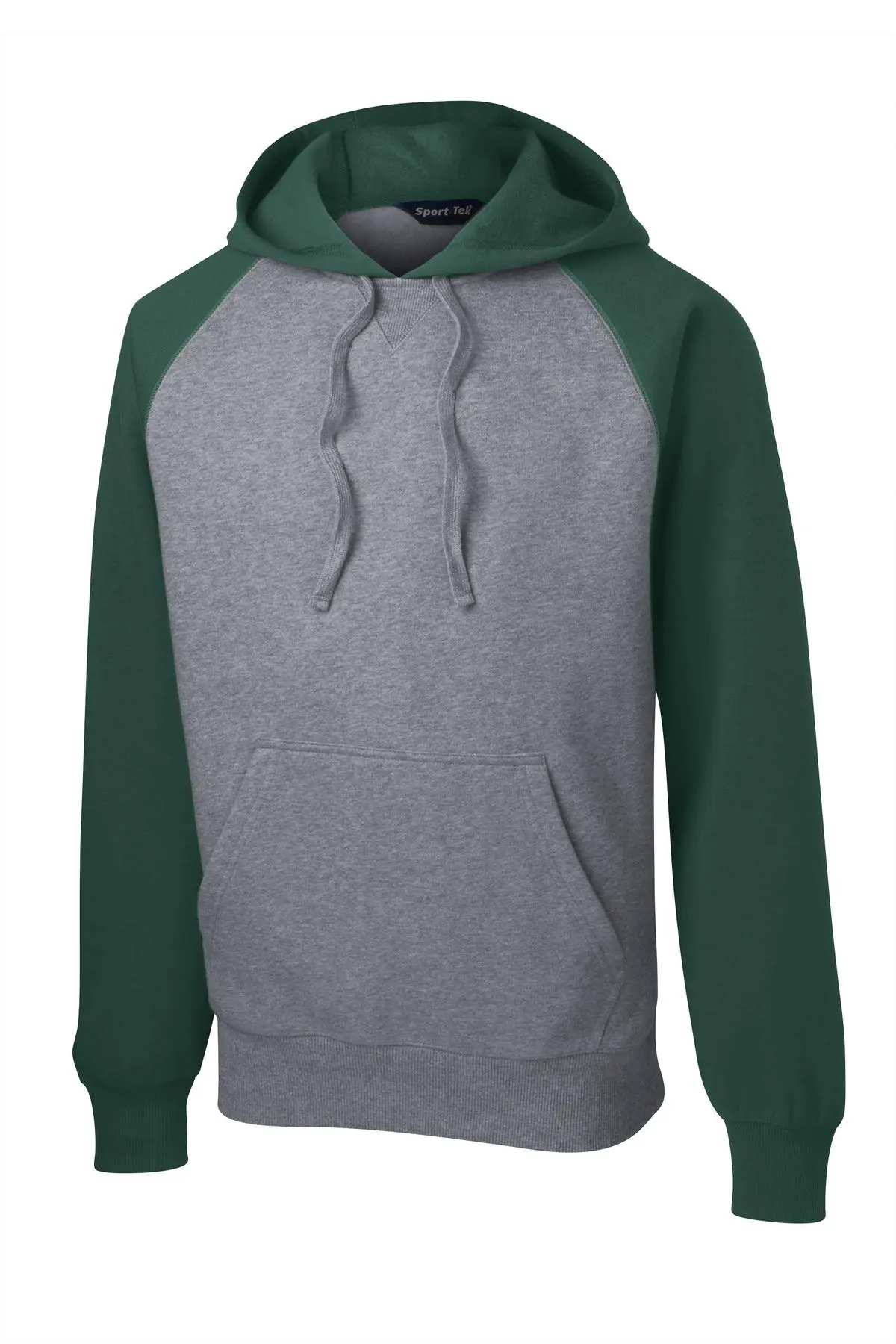 Sport-Tek Men's Raglan Colorblock Pullover Hooded Sweatshirt - Image 15