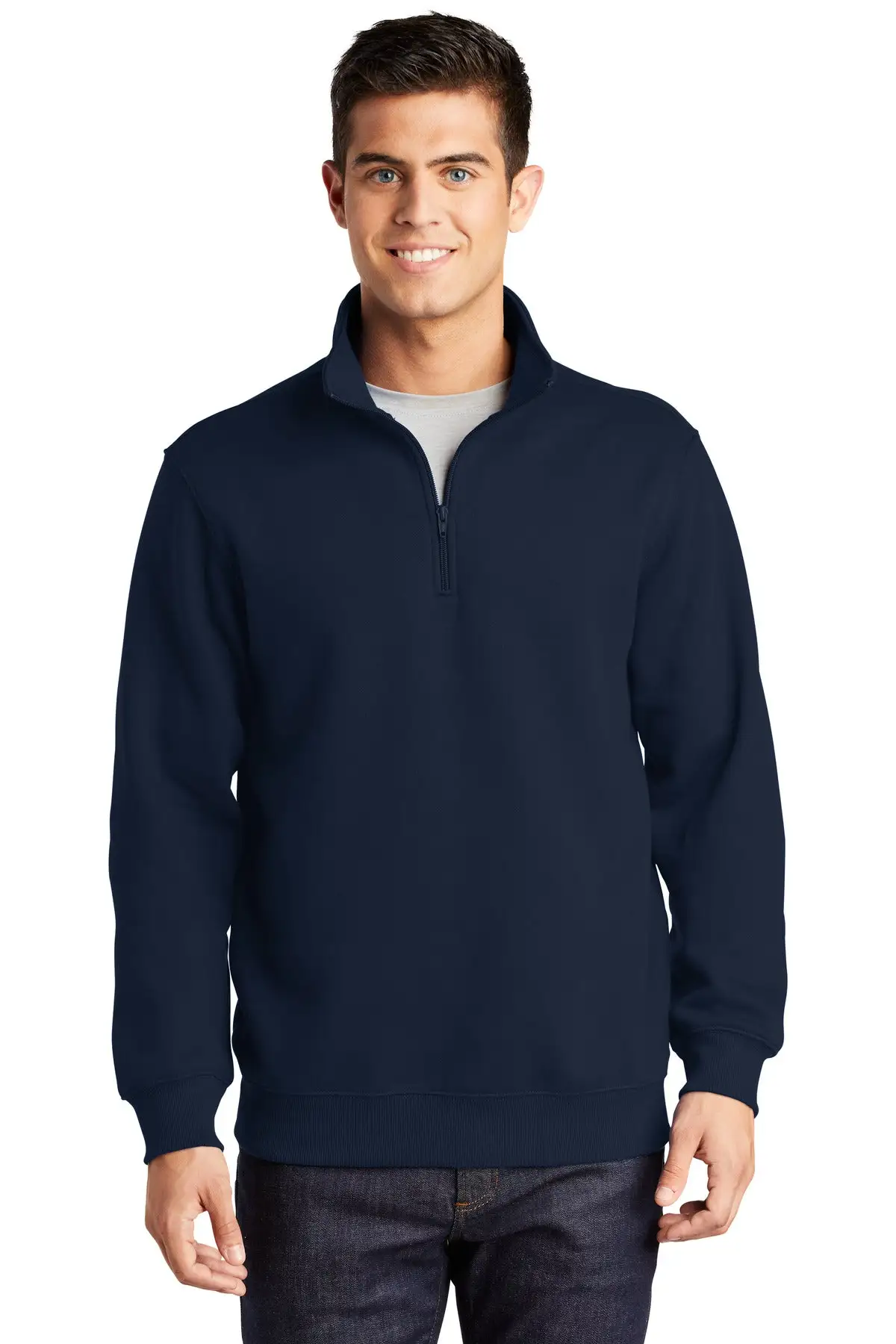 Sport-Tek Men's Tall 1/4-Zip Sweatshirt - Image 2