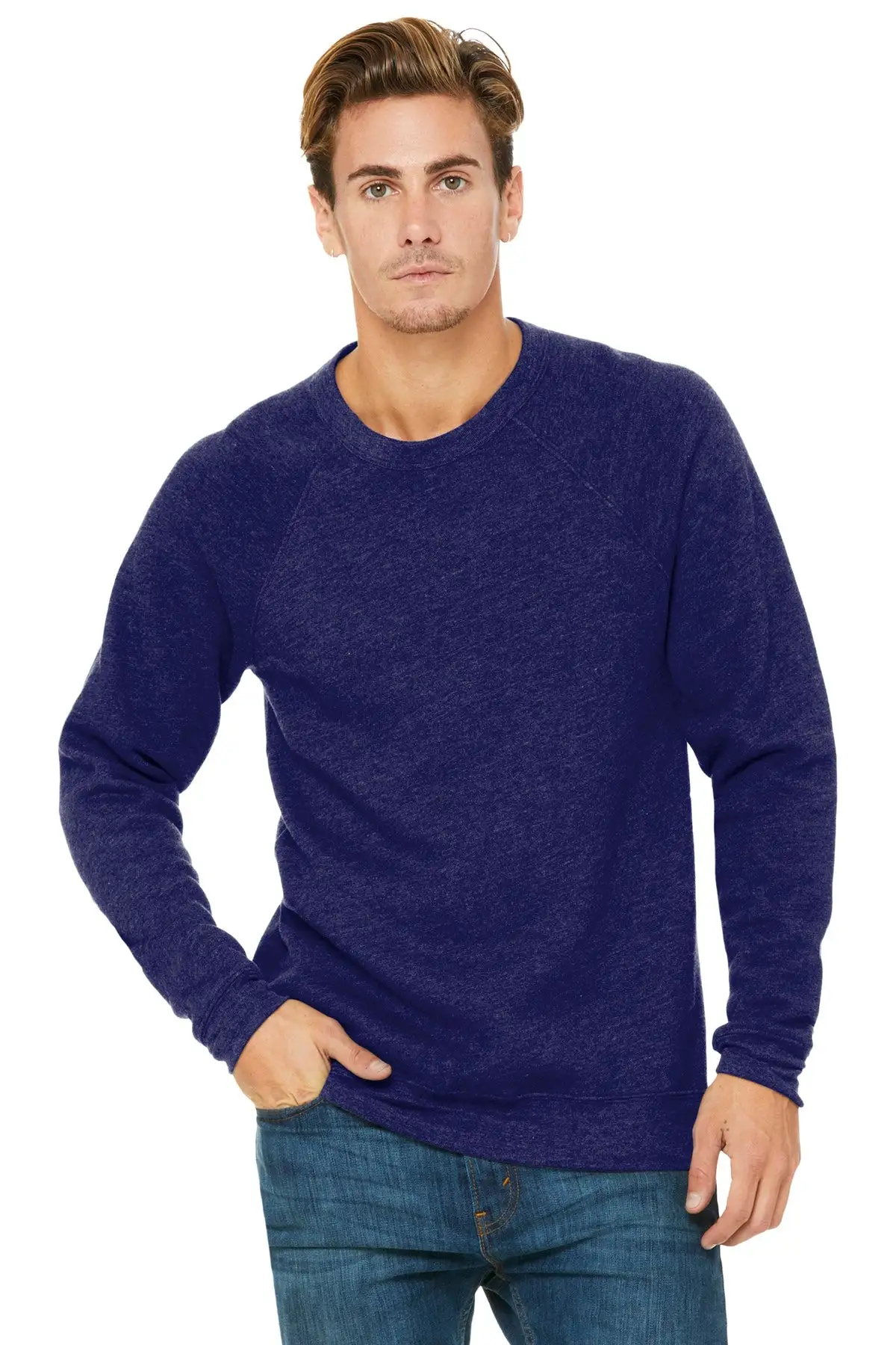 Bella + Canvas BELLA+CANVAS Men's Sponge Fleece Raglan Sweatshirt BC3901 - Image 23