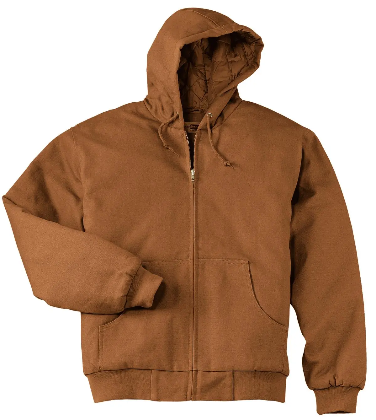 CornerStone Men's Duck Cloth Hooded Work Jacket. J763H - Image 11