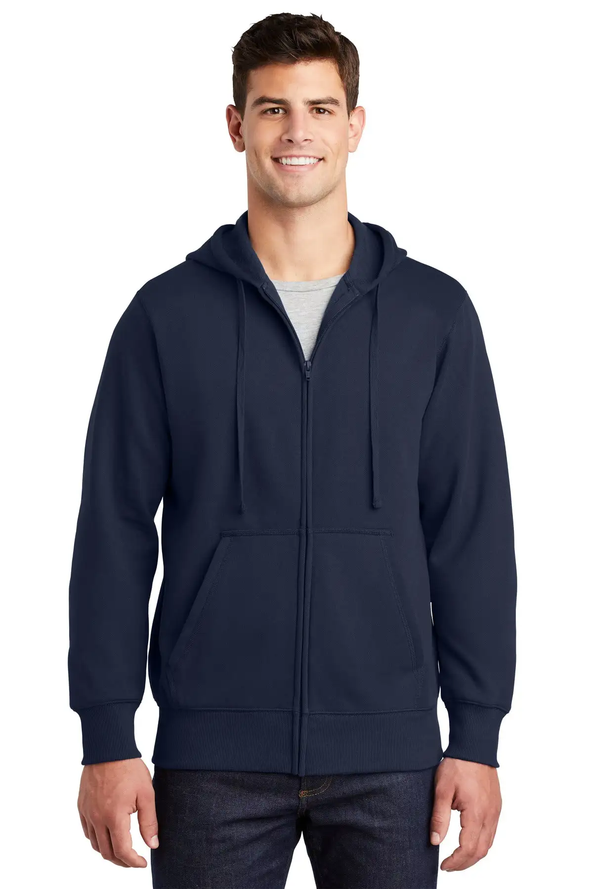Sport-Tek Men's Full-Zip Hooded Sweatshirt - Image 10