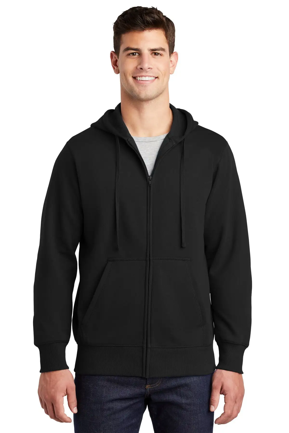Sport-Tek Men's Full-Zip Hooded Sweatshirt - Image 18