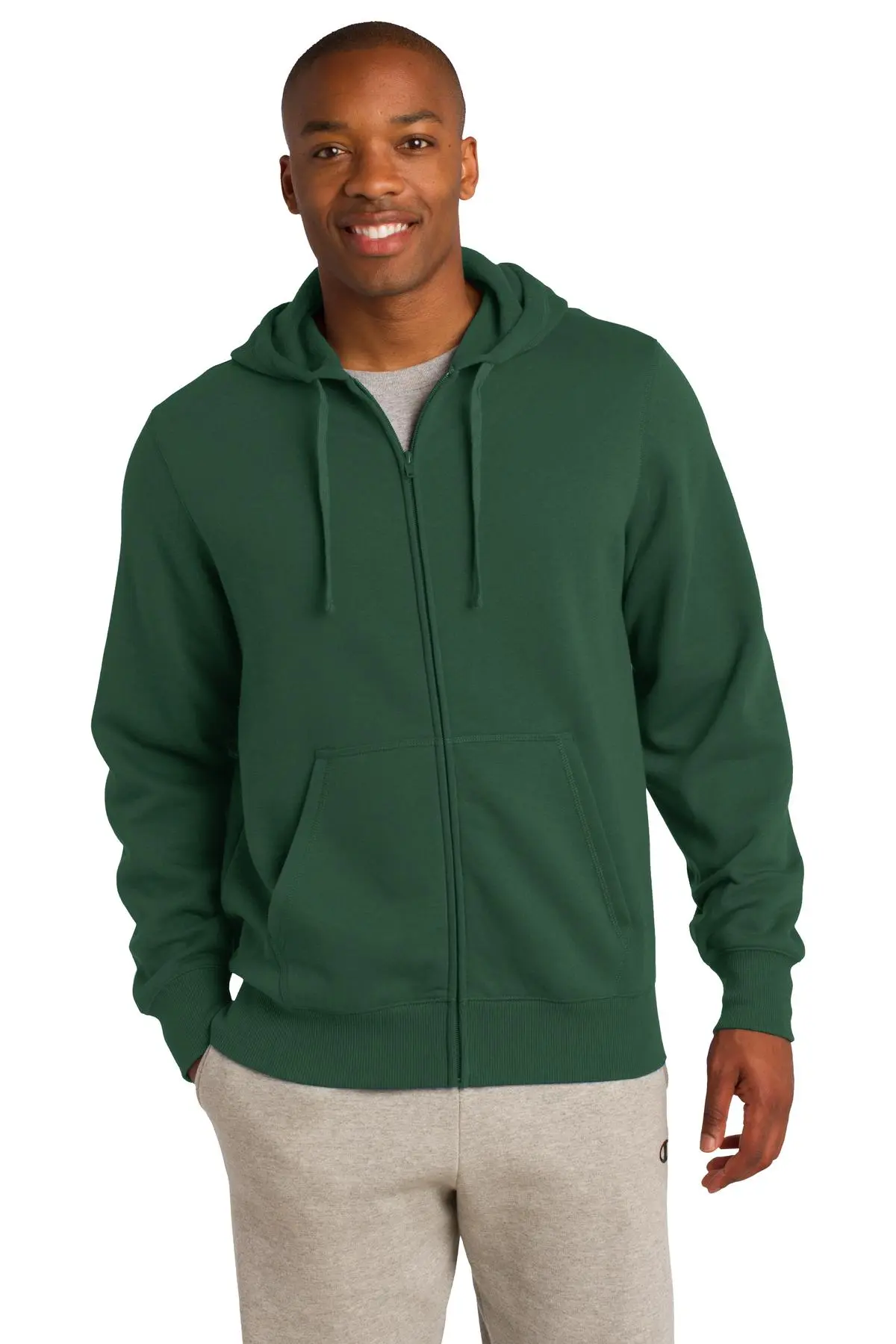 Sport-Tek Men's Full-Zip Hooded Sweatshirt - Image 6