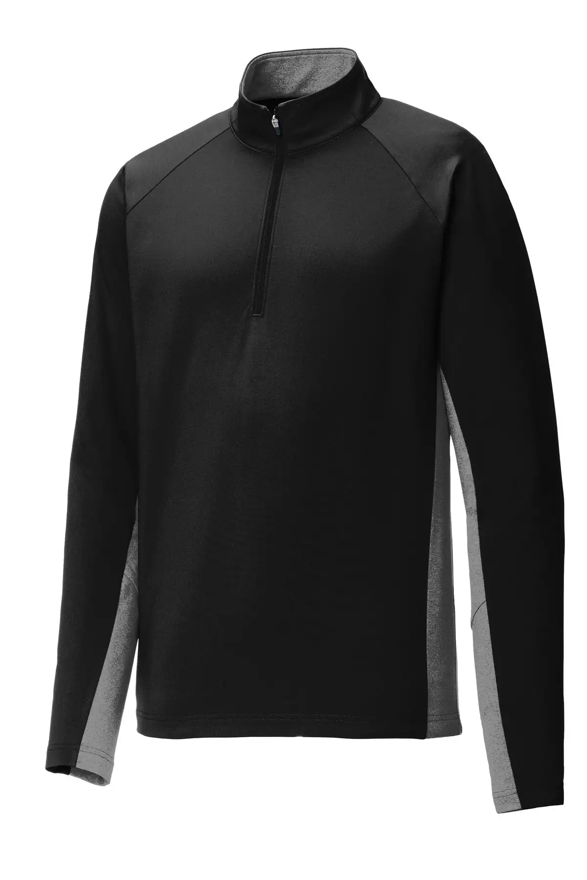 Sport-Tek Men's Sport-Wick Stretch Contrast 1/2-Zip Pullover - Image 4
