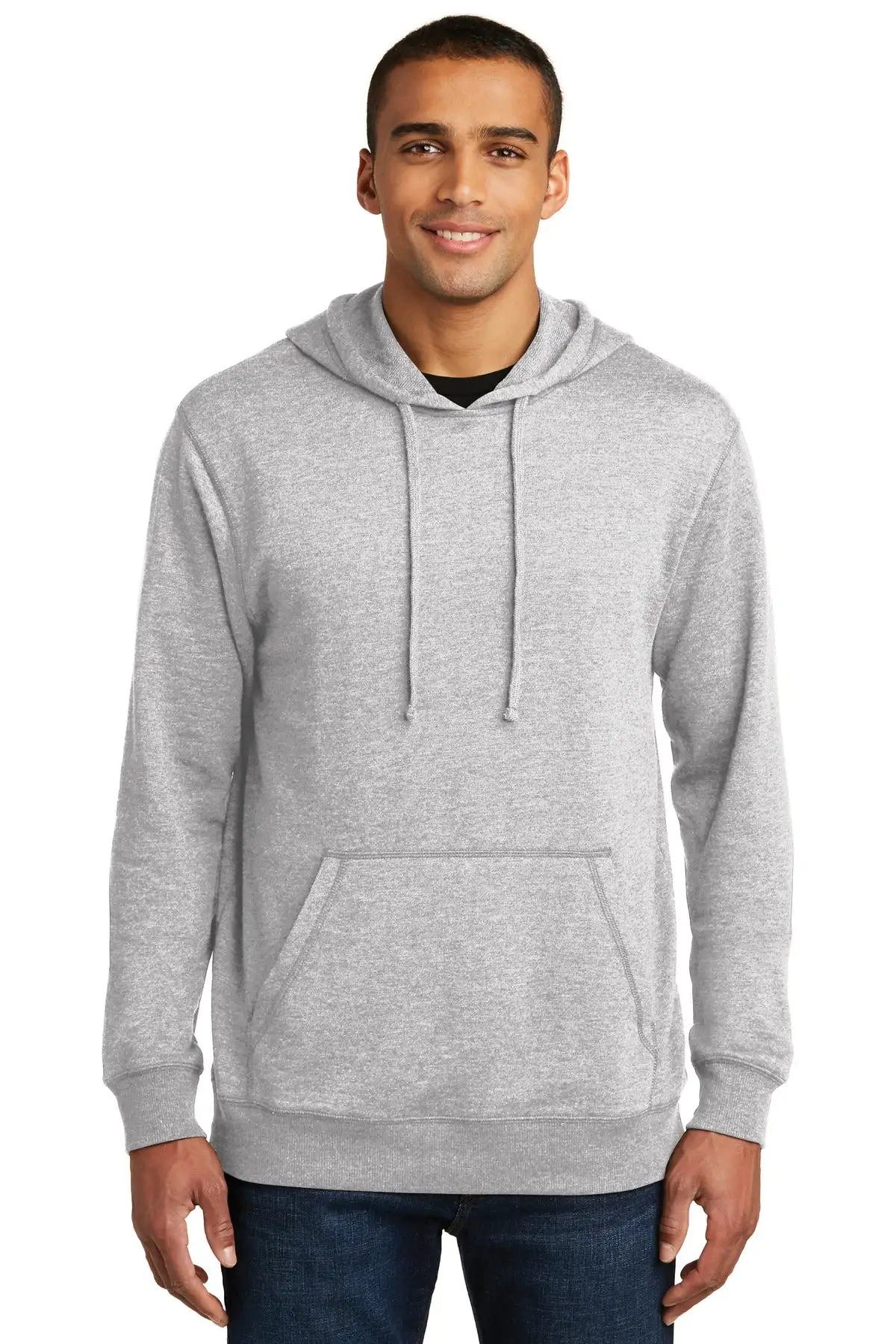District Lightweight Fleece Hoodie. DM391 - Image 2