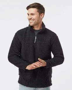 Boxercraft Men's Sherpa Fleece Quarter-Zip Pullover