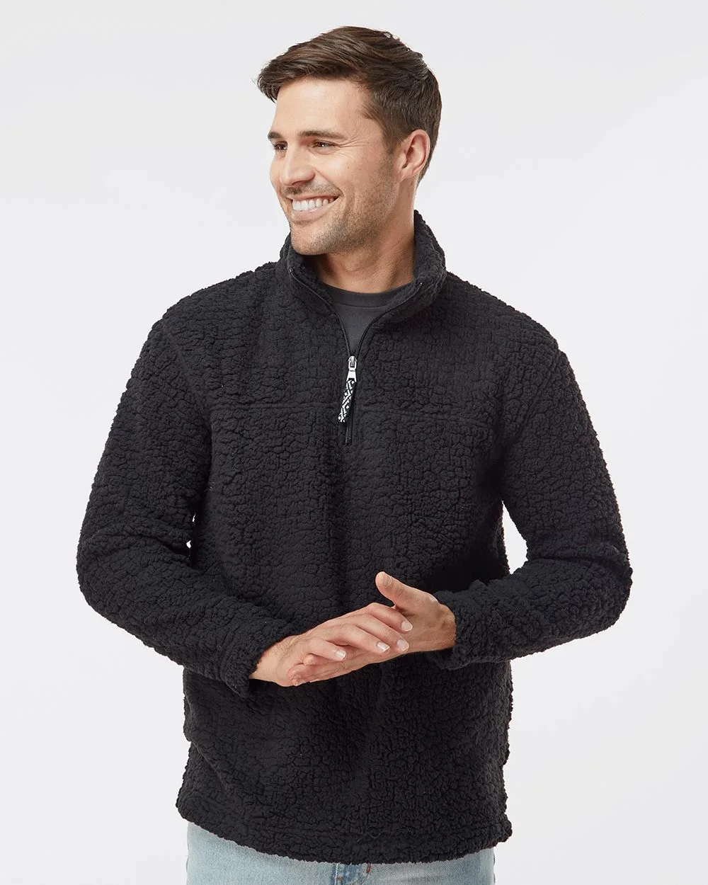 Boxercraft Men's Sherpa Fleece Quarter-Zip Pullover